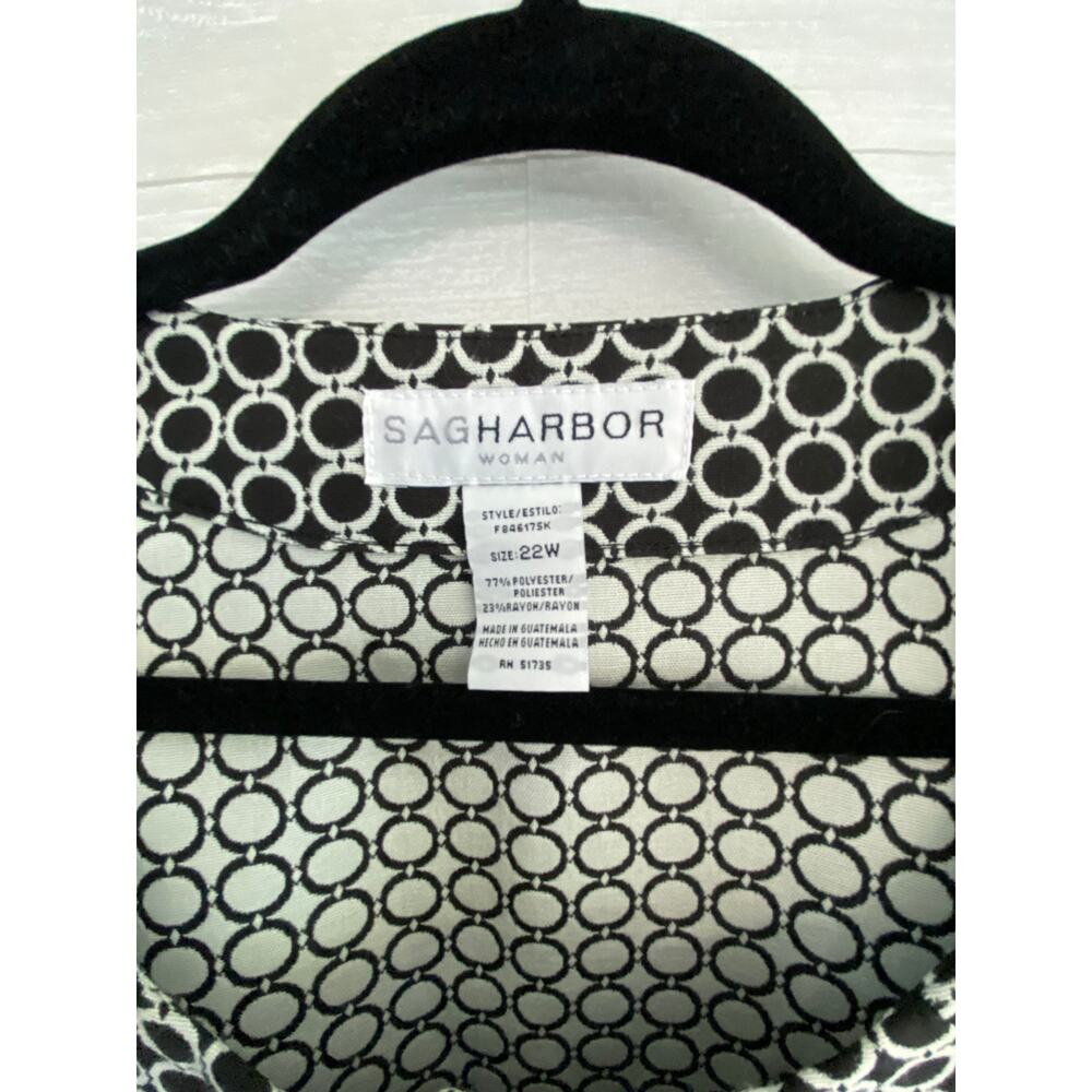 Sag Harbor black and white coat - Picture 2 of 7